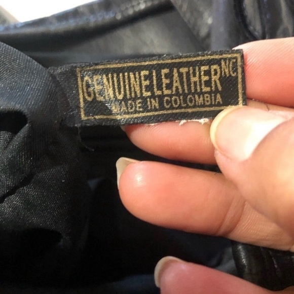 CLAVA America shoulder black leather bag - Picture 12 of 12